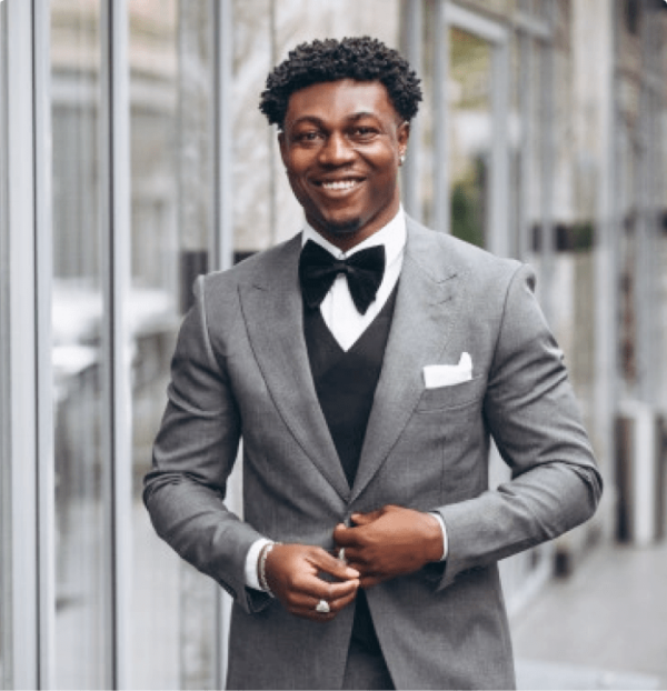 Men's Gray Suit
